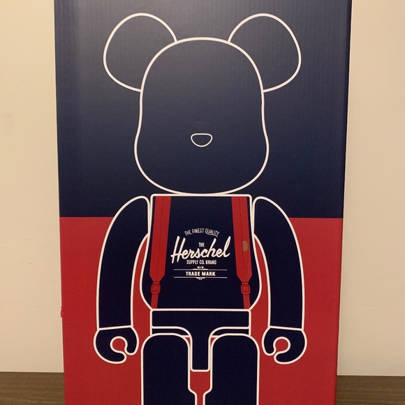 Medicom x Herschel BEARBRICK 1000% - Picture 5 of 10